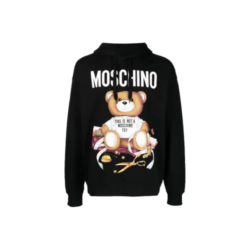 MOSCHINO Мужские черные свитшоты