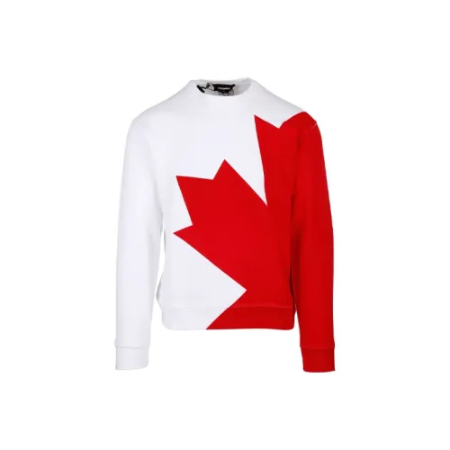 DSQUARED 2 Белый Мужской Свитшот