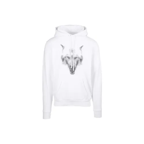 MARCELO BURLON Белый Мужской Свитшот