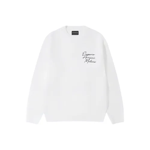 EMPORIO ARMANI Белый Мужской Свитшот