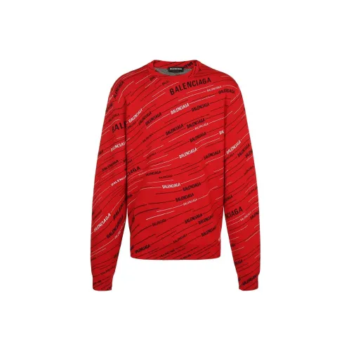 Balenciaga Red Men's Sweatshirts Баленсиага Красный Мужские Толстовки