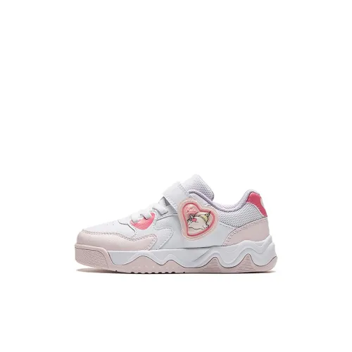 Antakids Детские Скейтбординги Низкий Топ Anta Белый Прозрачная Вода Розовый Дошкольный