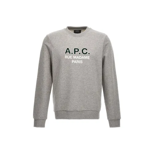 A.P.C. Joint Paragraph Серый Мужской Свитшот