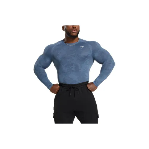 GYMSHARK Синий Мужская Спортивная Одежда