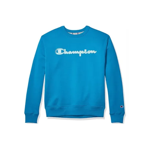 Champion Синий Унисекс Свитшоты