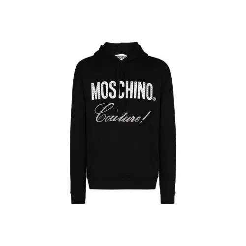 MOSCHINO Мужские черные свитшоты