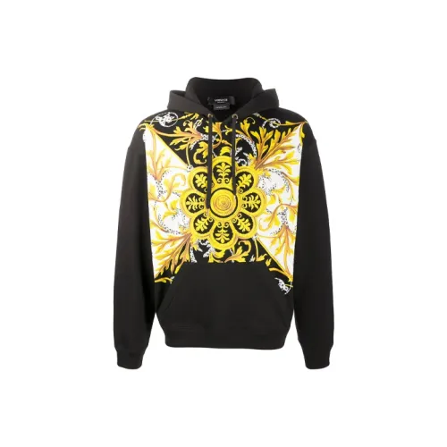 VERSACE Мужские черные свитшоты