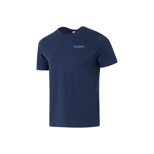 PUMA Темно-синие мужские футболки