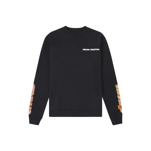 HERON PRESTON Черный Мужской Свитшот