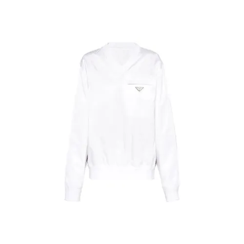 PRADA Белый Унисекс Свитшоты