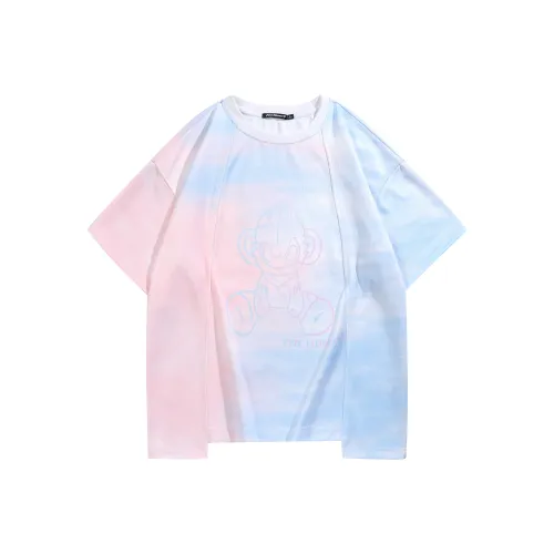 FireMonkey T-Shirt Унисекс Синий Розовый