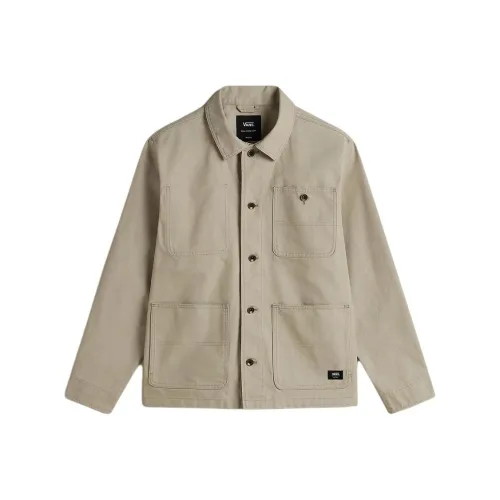 Vans Куртки и Пальто Мужские Серый Бежевый
