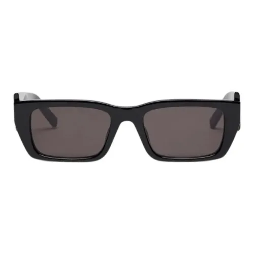 PALM ANGELS Ацетат Прямоугольные Солнцезащитные очки Унисекс Черный