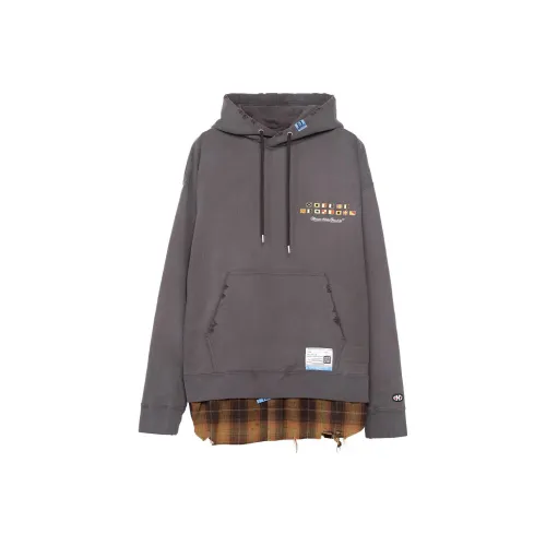 Maison Mihara Yasuhiro Черные Мужские Свитшоты