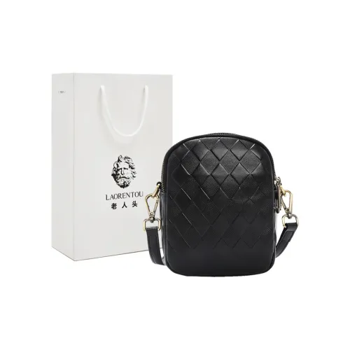 Old Man's Head Сумка через плечо из коровьей кожи женская многоцветная