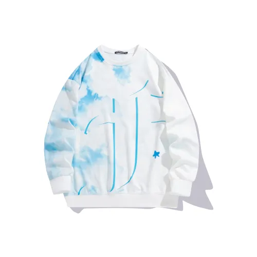 FireMonkey Белый и синий цвет Унисекс Свитшоты