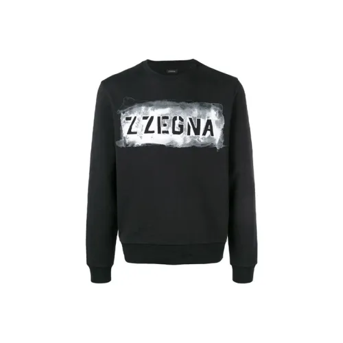 Zzegna Черные Мужские Свитшоты