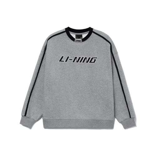 LINING Sports Life Collection Вересковый серый Унисекс Толстовки