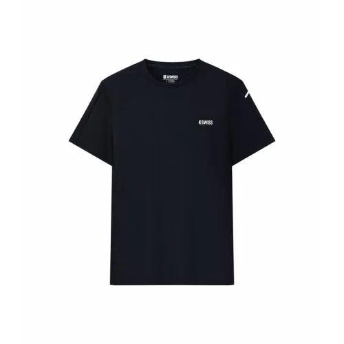 K·SWISS Глубокий Черный Мужская Футболка