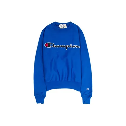 Champion Толстовка Американская версия Унисекс Синий