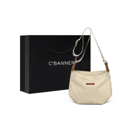 C°BANNER Ткань Сумка через плечо Средняя Женская Абрикосовая