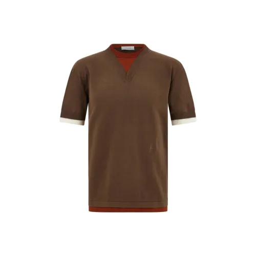 Ferragamo Кирпич Мужские T-рубашки