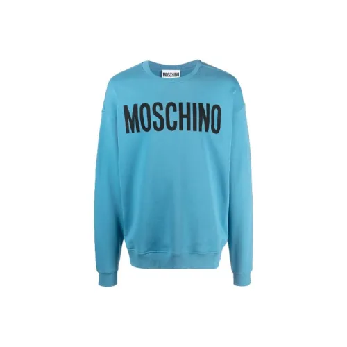 MOSCHINO Синий Мужской Свитшот
