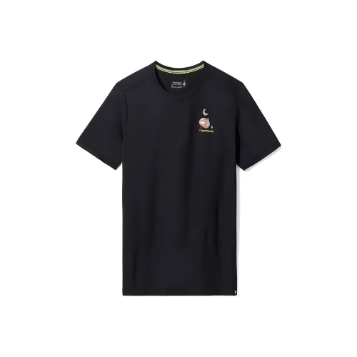 SMARTWOOL Черный Унисекс T-рубашки