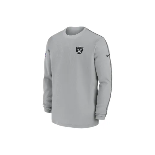 nike x NFL Las Vegas Raiders Sideline COACH T-рубашка Мужская Серый