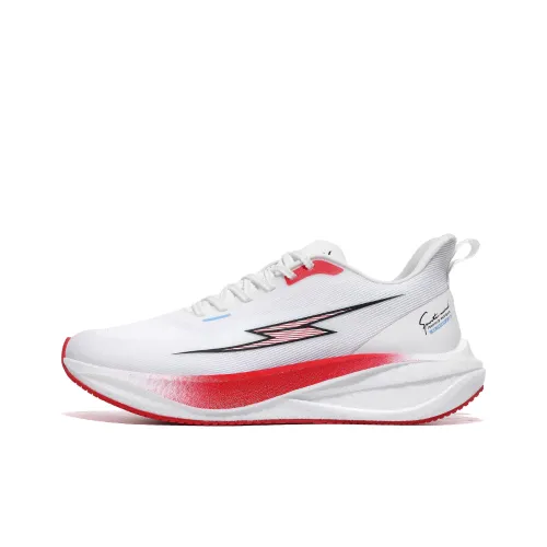 AVJV Беговые кроссовки Low Top Белый Красный Унисекс