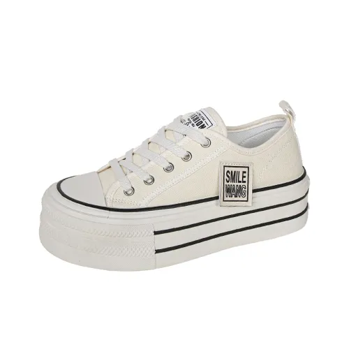 BINGO DUCK Slip-resistant визуально увеличивающие рост низкие кеды женские