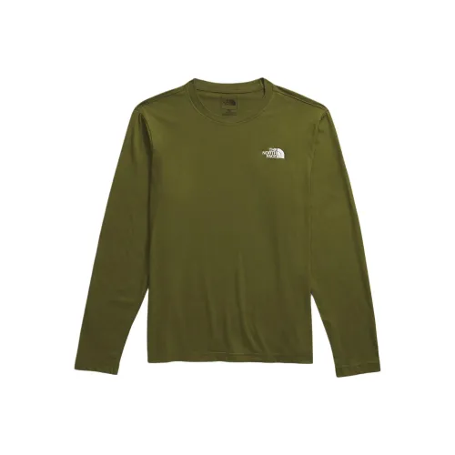 THE NORTH FACE T-Shirt Мужской Оливково-зеленый