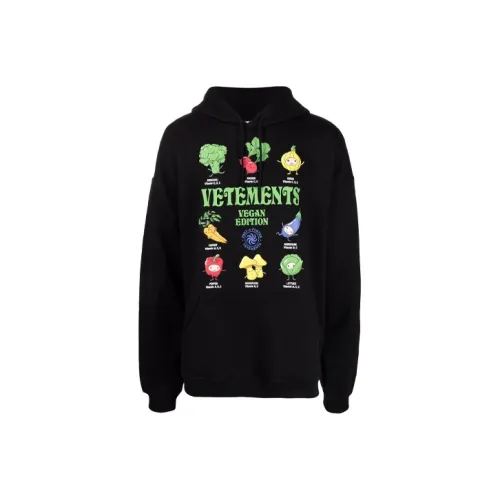 Vetements Черный Унисекс Свитшоты