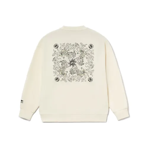 Лайнер Свитшот Унисекс Ванильный Белый