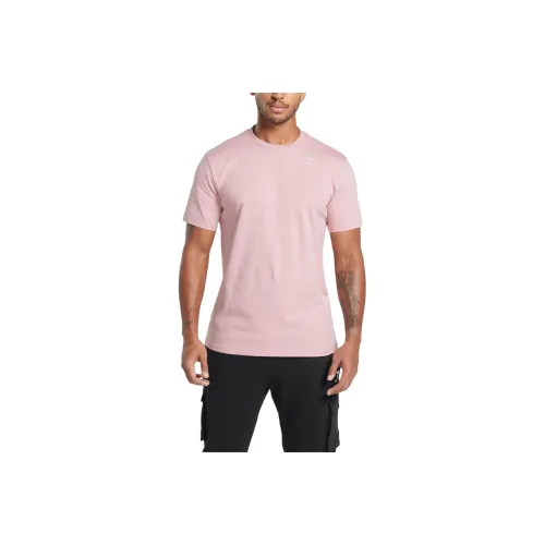 GYMSHARK Розовый Мужской T-Рубашки