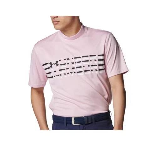 Under Armour Броня Dry T-Shirt Мужской Розовый