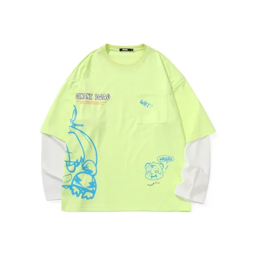 GENANX x 'DAHUAXIYOU'SHOUYOU Свитшот Унисекс Фруктовый зеленый