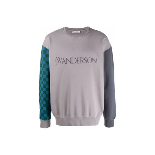 JW Anderson Серый Мужской Свитшот