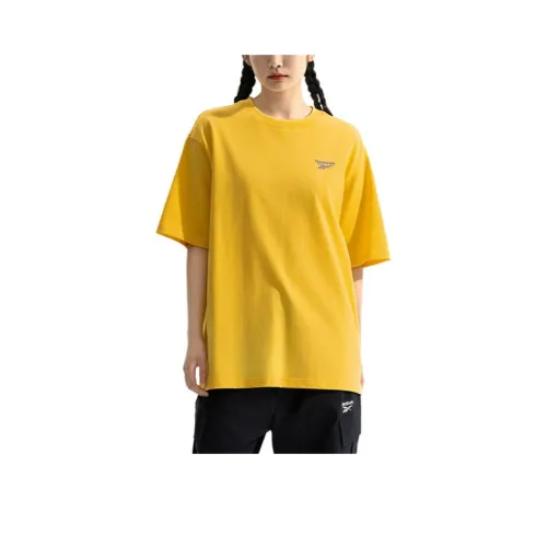 Reebok совместная брендированная футболка Unisex Light желтая