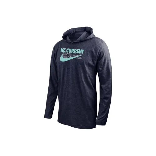 Nike Темно-синие мужские свитшоты