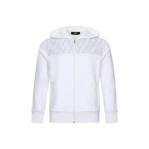 FENDI Белый Мужской Свитшот