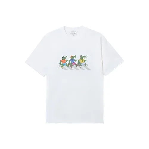 lacoste 001/Белый Унисекс T Рубашки