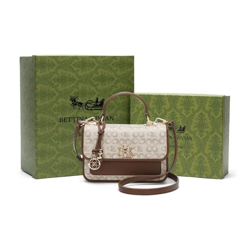 BETTINA VIVIAN ПУ (полиуретан) Сумка через плечо Сумка Обычная Женская Абрикосовая