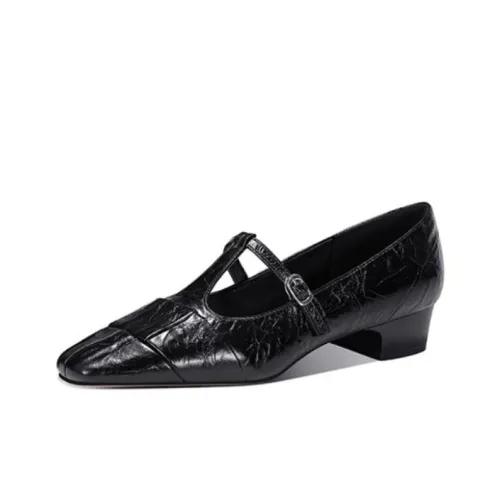 JESSICA SOPHIA Туфли Мэри Джейн с грубым каблуком 2,5 см женские