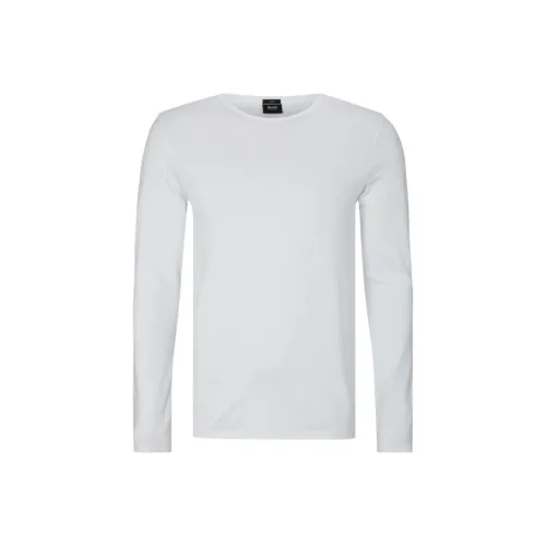 Hugo Boss Белые Мужские T-рубашки