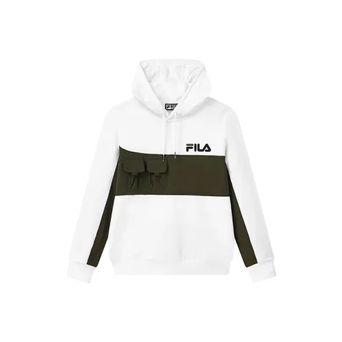 FILA Стандартный Белый Мужской Свитшот