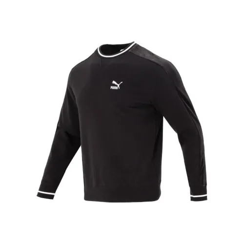 PUMA Черные Мужские Свитшоты