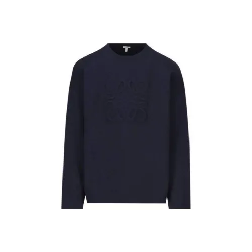 LOEWE Совместное издание Морской синий Мужские Свитшоты