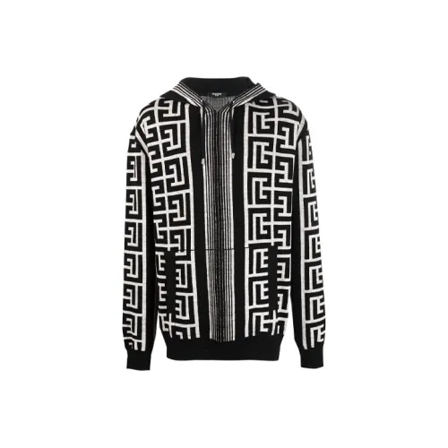 BALMAIN Черные Мужские Свитшоты