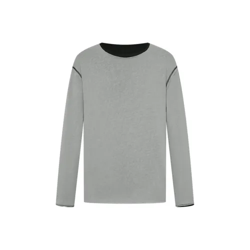 URBAN REVIVO T-рубашка мужская средний серый